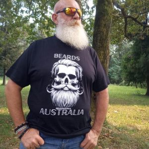 Beards Australia Bearded Skull T-Shirt